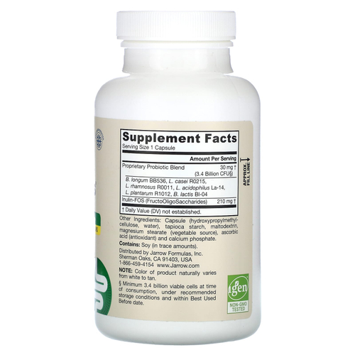 Jarrow Formulas, веганский Jarro-Dophilus® Plus ФОС, 300 растительных капсул