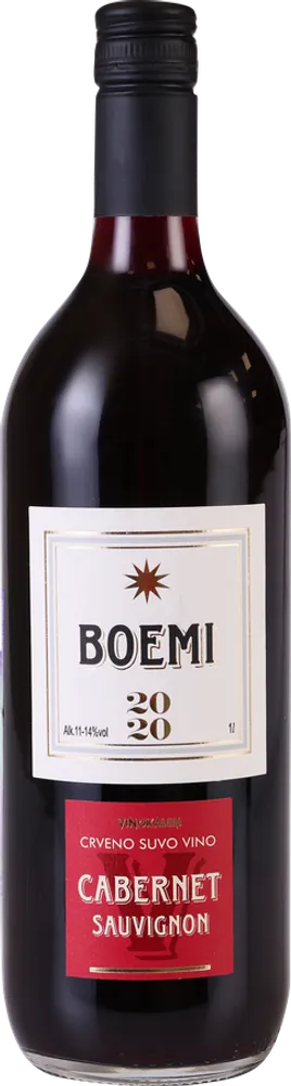 Боэми Каберне Совиньон крас. сух. 1.0л 14% Сербия