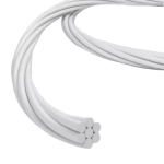 Лавсан нить лавсановая полиэфирная плетеная неокрашенная М4 (1) 75 см игла HR-30 20 шт