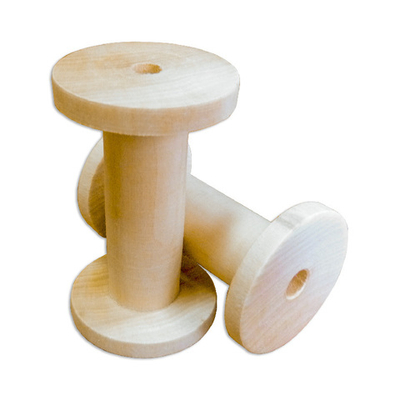 Катушка 55*d30мм, втулка 20мм, отверстие 10мм, деревянная заготовка