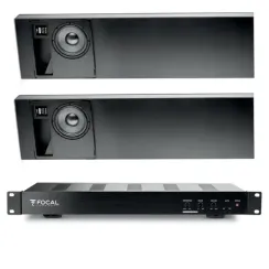 Focal 100 IW SUB 8 x 2 + 100 IW SUB 8 Amp Black
