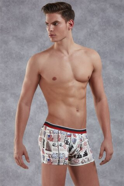 Мужские трусы-боксеры Doreanse Newspaper (Размер: XL) (Цвет: белый)