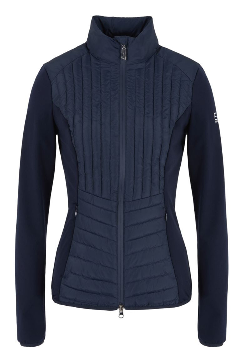Женская теннисная куртка EA7 Woman Woven Bomber Jacket - Blue