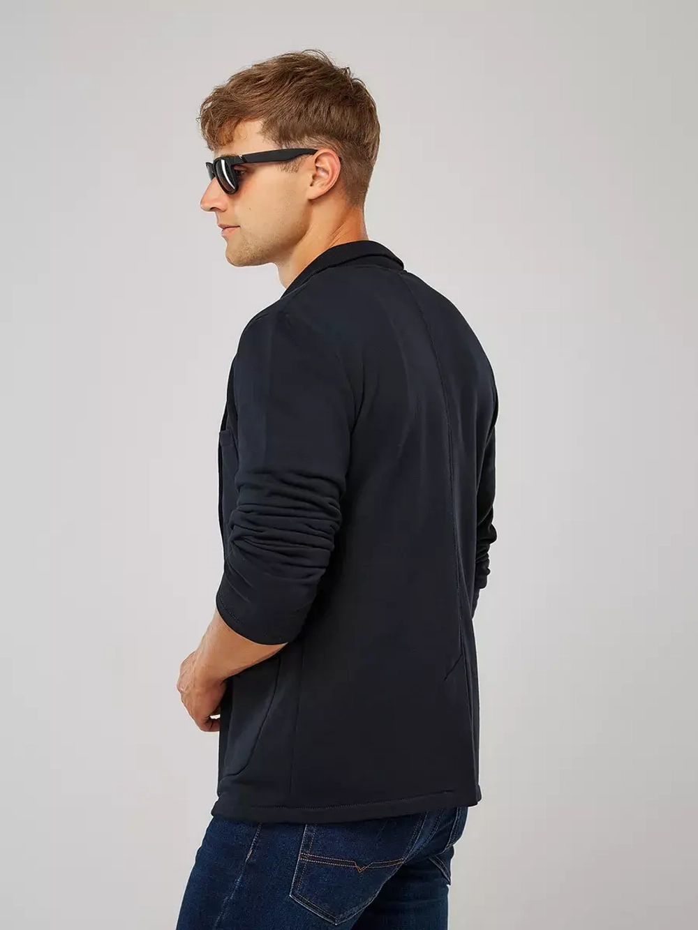 Пиджак-блейзер без подкладки со шлицей