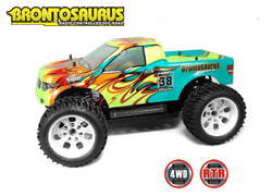 Радиоуправляемый монстр 94111PRO-88072 HSP Brontosaurus PRO 4WD RTR масштаб 1:10 2.4G , цвет пламя