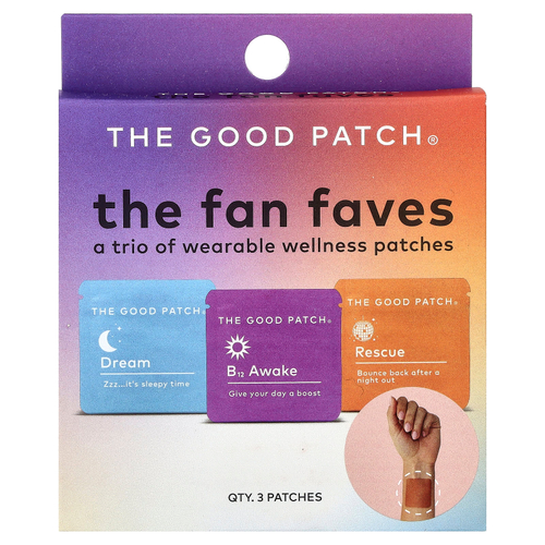 The Good Patch, The Fan Faves Wellness патчи, 3 шт.