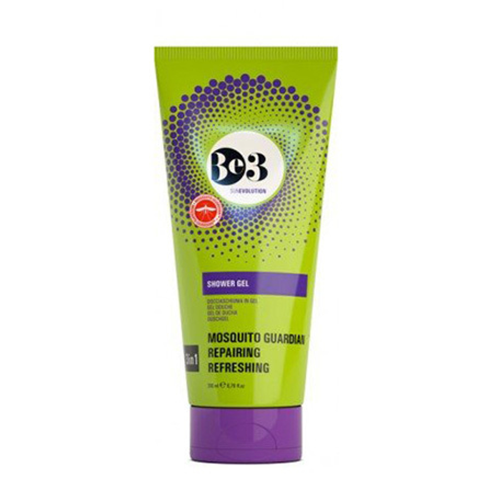 Гель для душа с успокаивающим действием против москитов Be3 Shower Gel 200мл