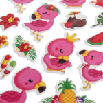 Наклейки выпуклые "Радужный микс" 20*10см.