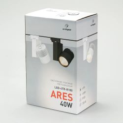 Светильник LGD-ARES-4TR-R100-40W Day4000 (BK, 24 deg) (Arlight, IP20 Металл, 3 года) 025537