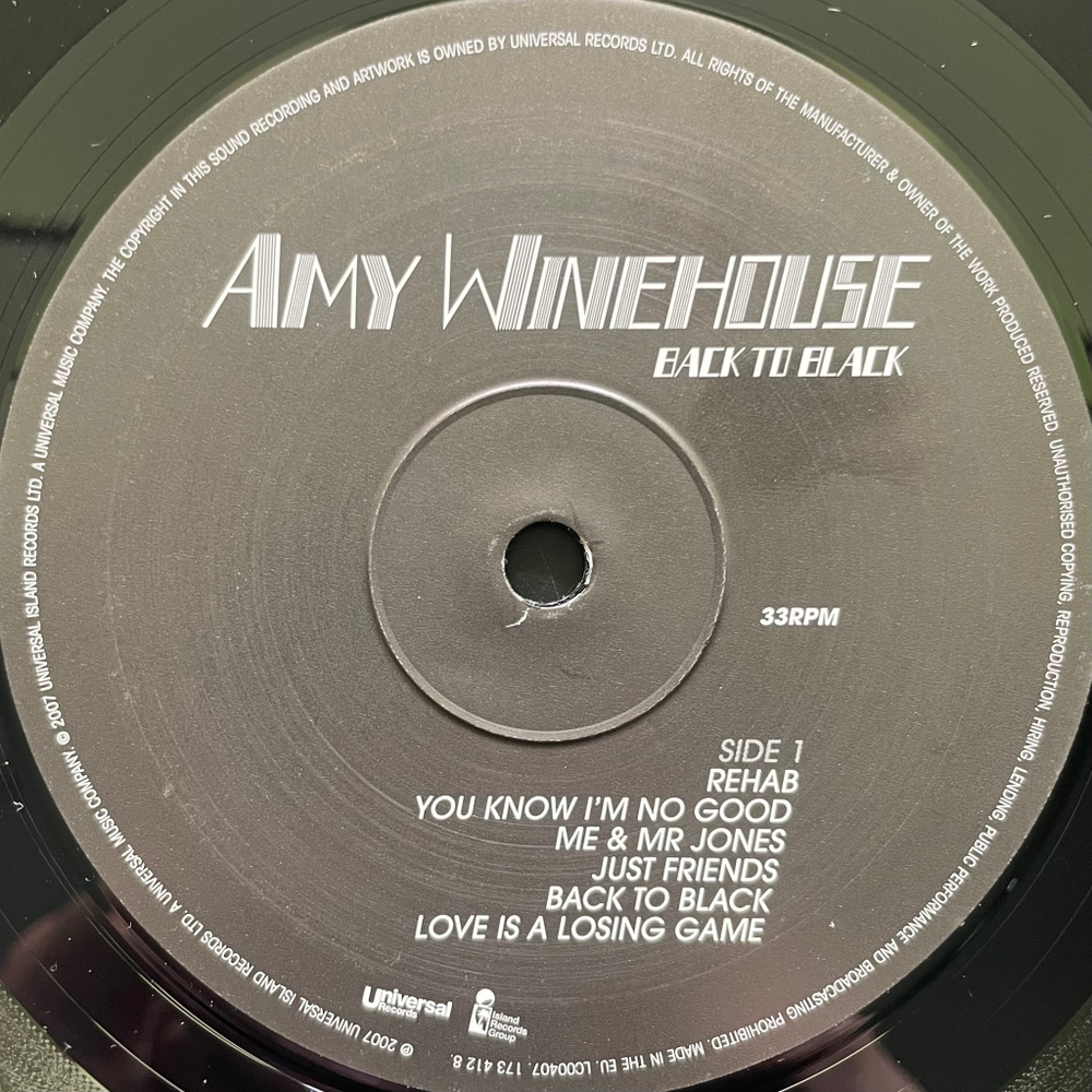 Amy Winehouse - Back To Black (Европа)
