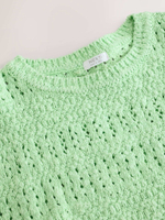 Джемпер вязаный для девочки Next AB7-188, Салатовый