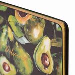 Тетрадь А5 (168х208 мм), 80 л., сшивка, клетка, под кожу, бумага 70 г/м2, BRAUBERG VISTA, "Avocado", 403919