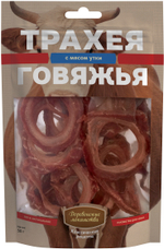 Деревенские Лакомства для собак трахея говяжья с мясом утки 50 гр.