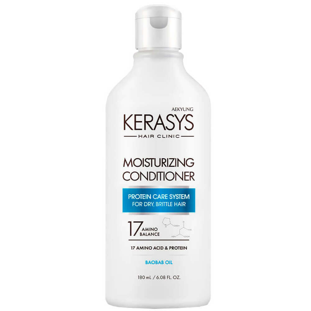 Кондиционер увлажняющий для сухих и ломких волос Kerasys Hair Clinic Moisturizing Conditioner, 180 мл