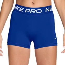 Женские теннисные шорты Nike Pro Dri-Fit 365 Mid-Rise 3in - old royal/white
