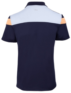 Мужское теннисное поло Fila Polo Adrian - небесный