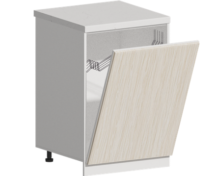 Кухня Модуль ШНВ 600 Белый / Дуб крафт