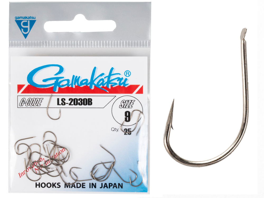 Крючки Gamakatsu LS-2030B HOOKS BRONZE разм. 09 25шт.