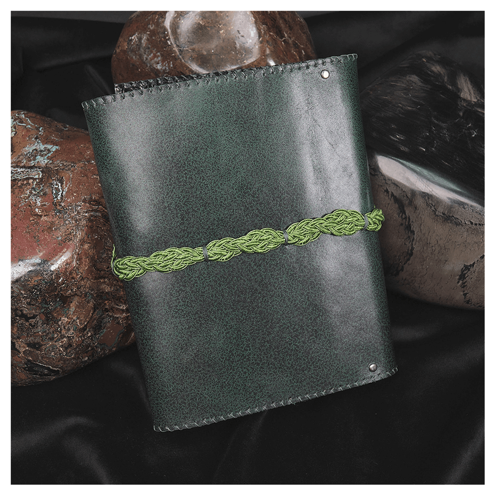 Кожаный ежедневник «Малахитница»