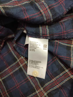 Рубашка Uniqlo в клетку на 3-4 года