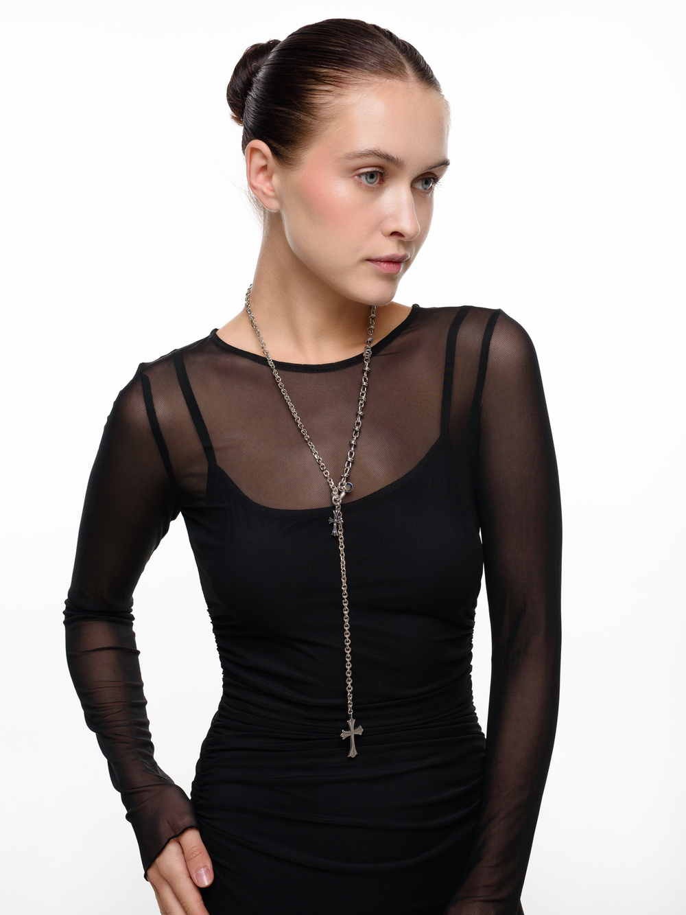 Сотуар-цепь "Cross" Silver