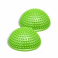 Полусфера массажно-балансировочная (набор 2 шт) зеленый
