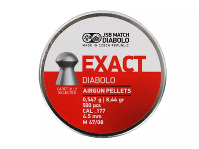 Пуля пневм. 4,5 JSB Diabolo Exact, 0,547г, 500 шт/бан