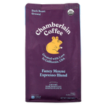 Chamberlain Coffee, Fancy Mouse Espresso Blend, молотый, темная обжарка, 340 г (12 унций)