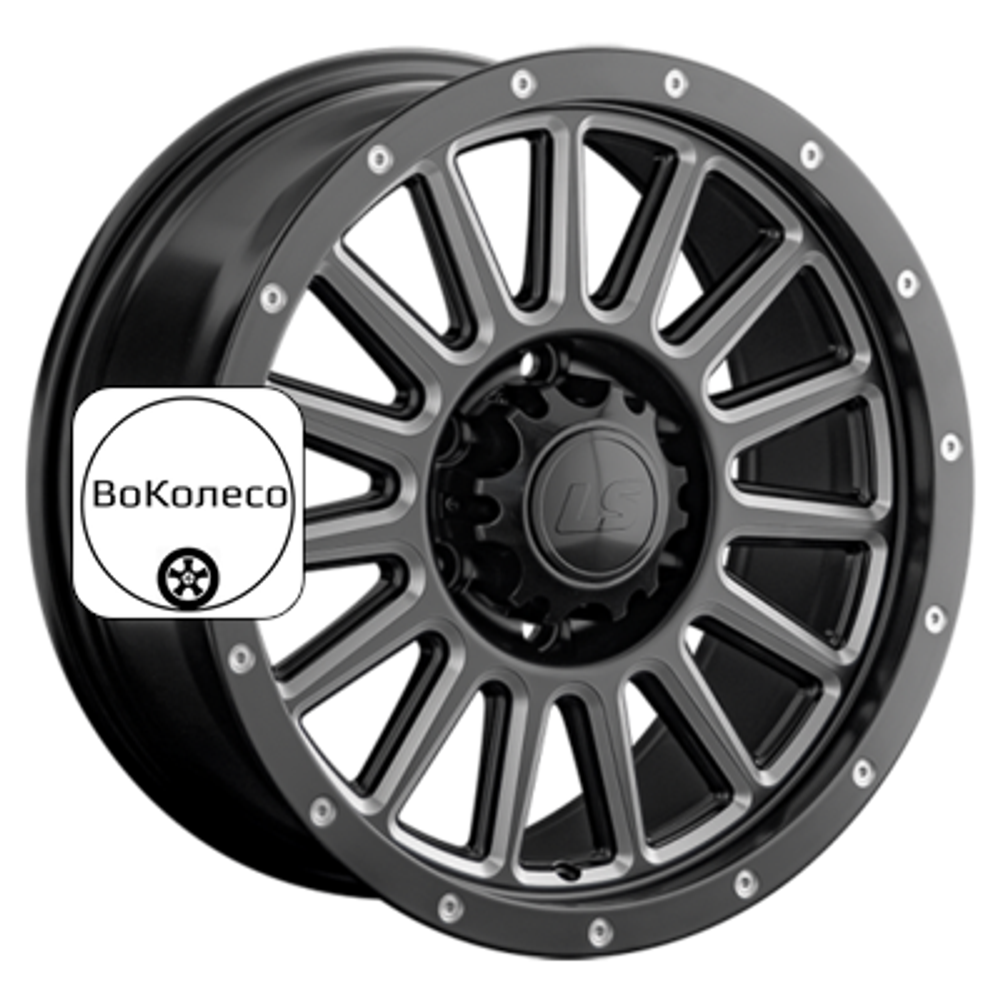 8,5x17/6x139,7 ET25 D106,1 1347 BKS+SSF (конус, Колпак+лого) LS