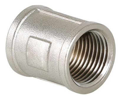 НИКЕЛЬ Муфта 1" г*1" г  ViEiR  (120/10шт)