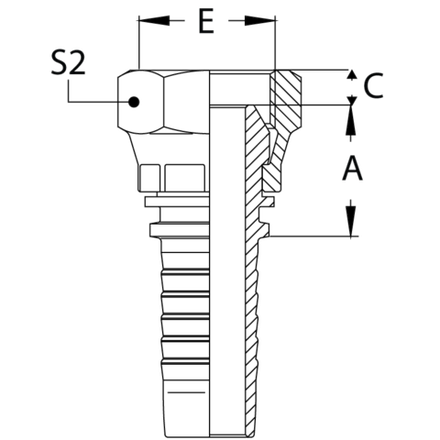 Фитинг DN 20 BSP (Г) 3/4