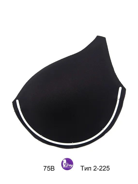 Чашки спейсер АМ-01, 75В-80А-70С-65D, черный 170