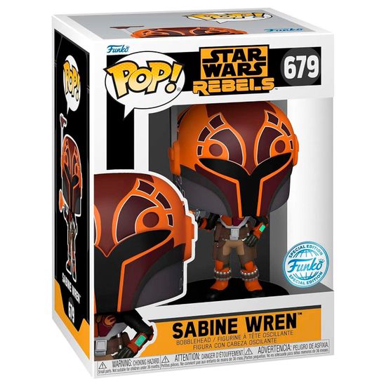 Фигурка Funko POP! Bobble Star Wars Rebels Sabine Wren (MT) (Exc) (679) 76705 / Фигурка Фанко ПОП! по мотивам вселенной "Звёздные Войны", Сабин Врен