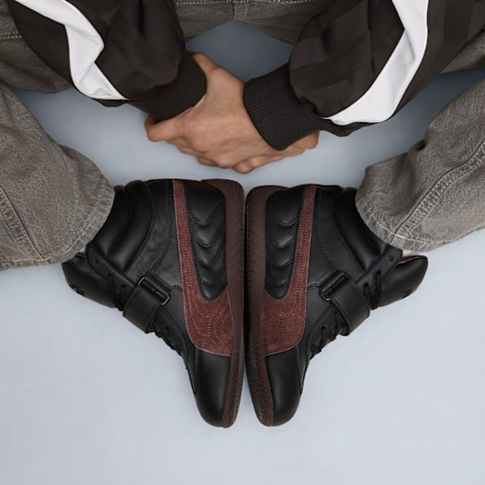 PUMA Женские кроссовки Speedcat Wedge, черный/коричневый