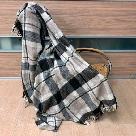 Плед шерстяной Подмосковные вечера