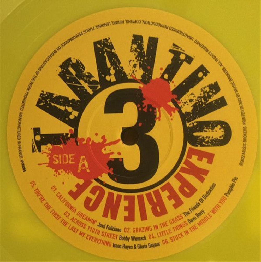 The Tarantino Experience Take 3 (France, Music Broker, VYN084, 2022, Colour Vinyl: Yellow+Red) 2 LP