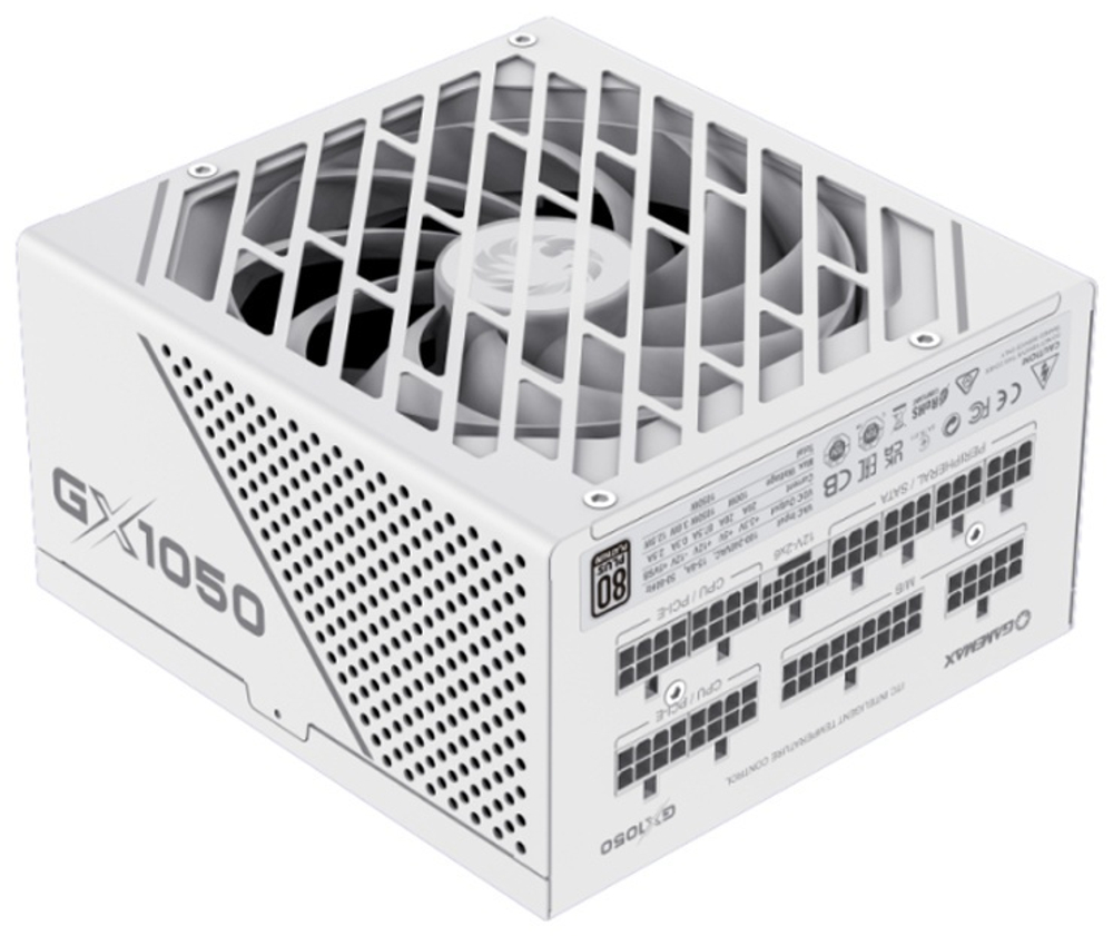 Блок питания Game Max GX-1050 WT PCIE 5.0 ATX 3.0 1050 Вт