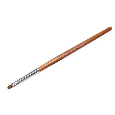 Плоская кисть для геля язычок № 4, Global Fashion