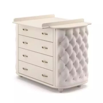 Комод пеленальный Гандылян Тиффани декор стразы Ваниль