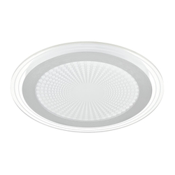 7739/80L MITRA LED SN 603 Светильник металл/акрил/белый/серебряный/прозрачный LED 80Вт 3000-6500К D480 IP20 пульт ДУ PROMISE