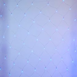 ULD-N2520-240-DTA BLUE IP20 Сетка светодиодная с контроллером. 240 светодиодов. 2.5х2 м. синяя. IP20. провод прозрачный