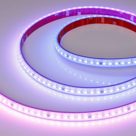 Светодиодная лента герметичная SPI-PS-A120-12mm 24V RGB-PX6-BPT (23 W/m, IP67, 2835, 5m) Arlight 049452