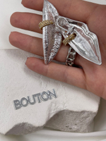 Серьги серебряные губы Скиап.