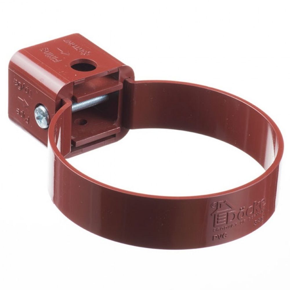 Хомут трубы ПВХ водосток ГРАНАТ