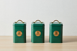 Набор банок для сыпучих продуктов 3шт 1.45л Maxwell&Williams Grandham зелёный