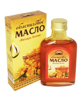 Масло облепиховое "Янтарь Алтая", 100 мл