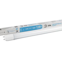 Лампа светодиодная ЭРА STD LED T8-10W-840-G13-600mm 10Вт. трубка стекло нейтральный белый свет G13 поворотный | Лампы cветодиодные Линейные  (T8)