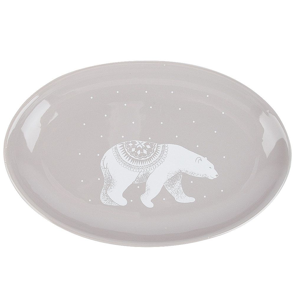 Блюдо сервировочное " " 29*19*3см. (керамика) (подарочная упаковка)