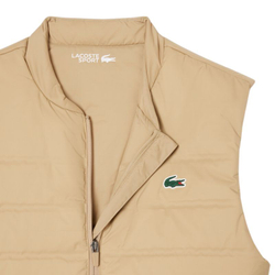 Мужская теннисная жилетка Lacoste Sport Quilted - beige