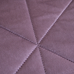 Велюровое покрывало в клетку с наволочками OVL042